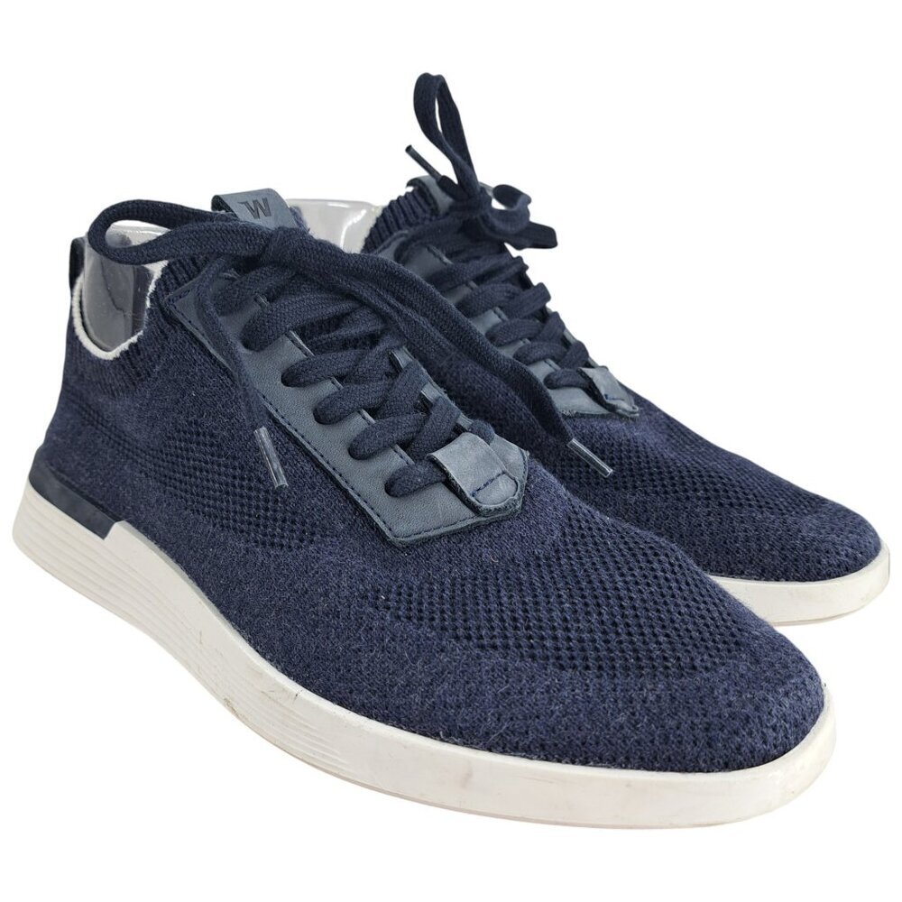 Wolf & Sheperd SupremeKnit Trainer Casual Tennis Shoes Sneakers Size 8 Mens Blue